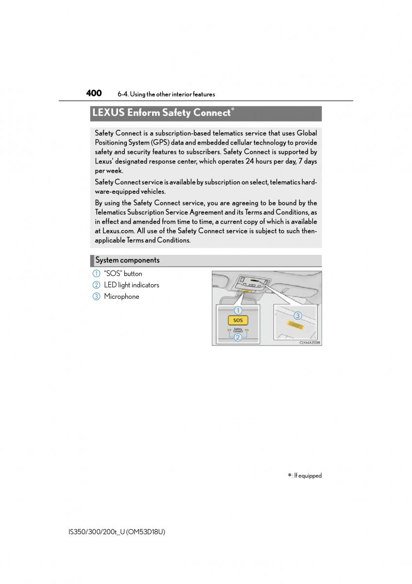 Lexus IS200t III 3 owners manual / page 400