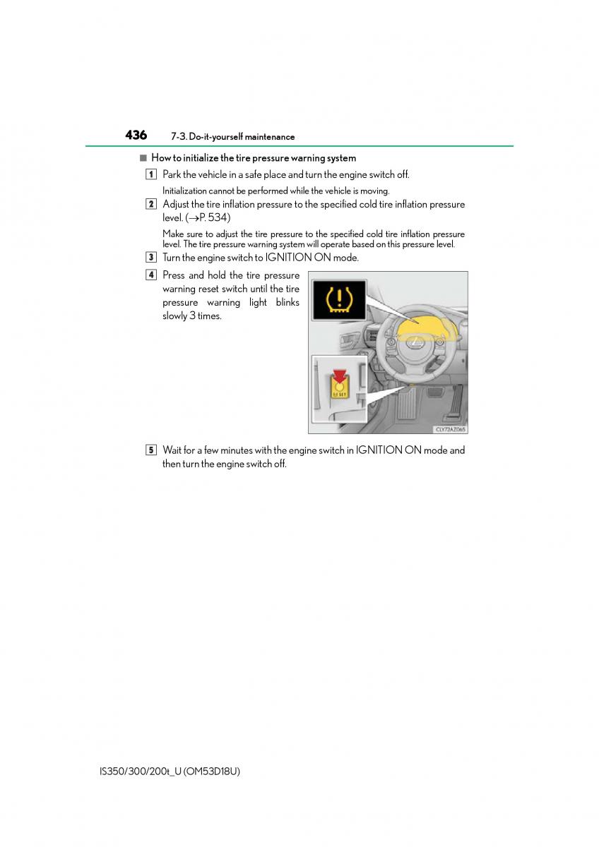 Lexus IS200t III 3 owners manual / page 436