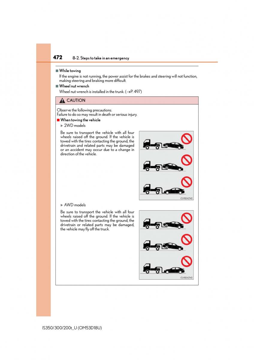 Lexus IS200t III 3 owners manual / page 472