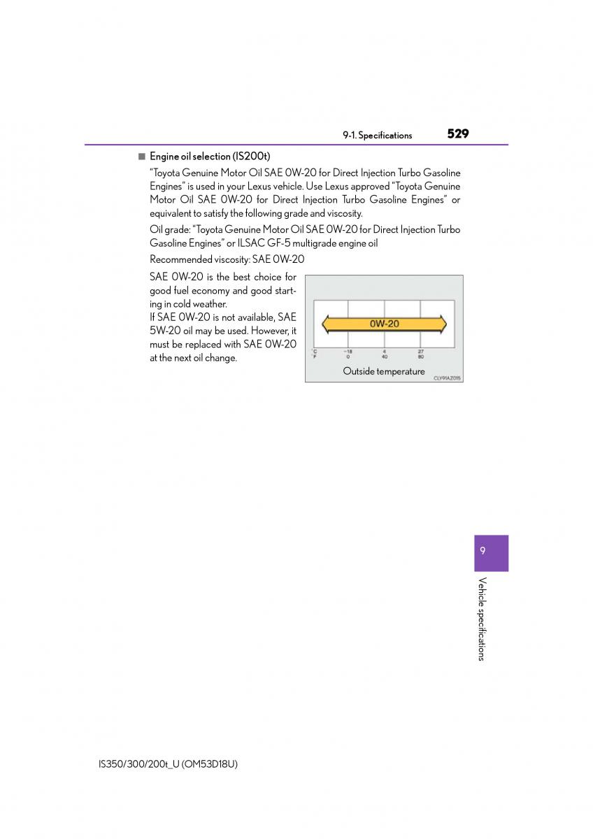 Lexus IS200t III 3 owners manual / page 529