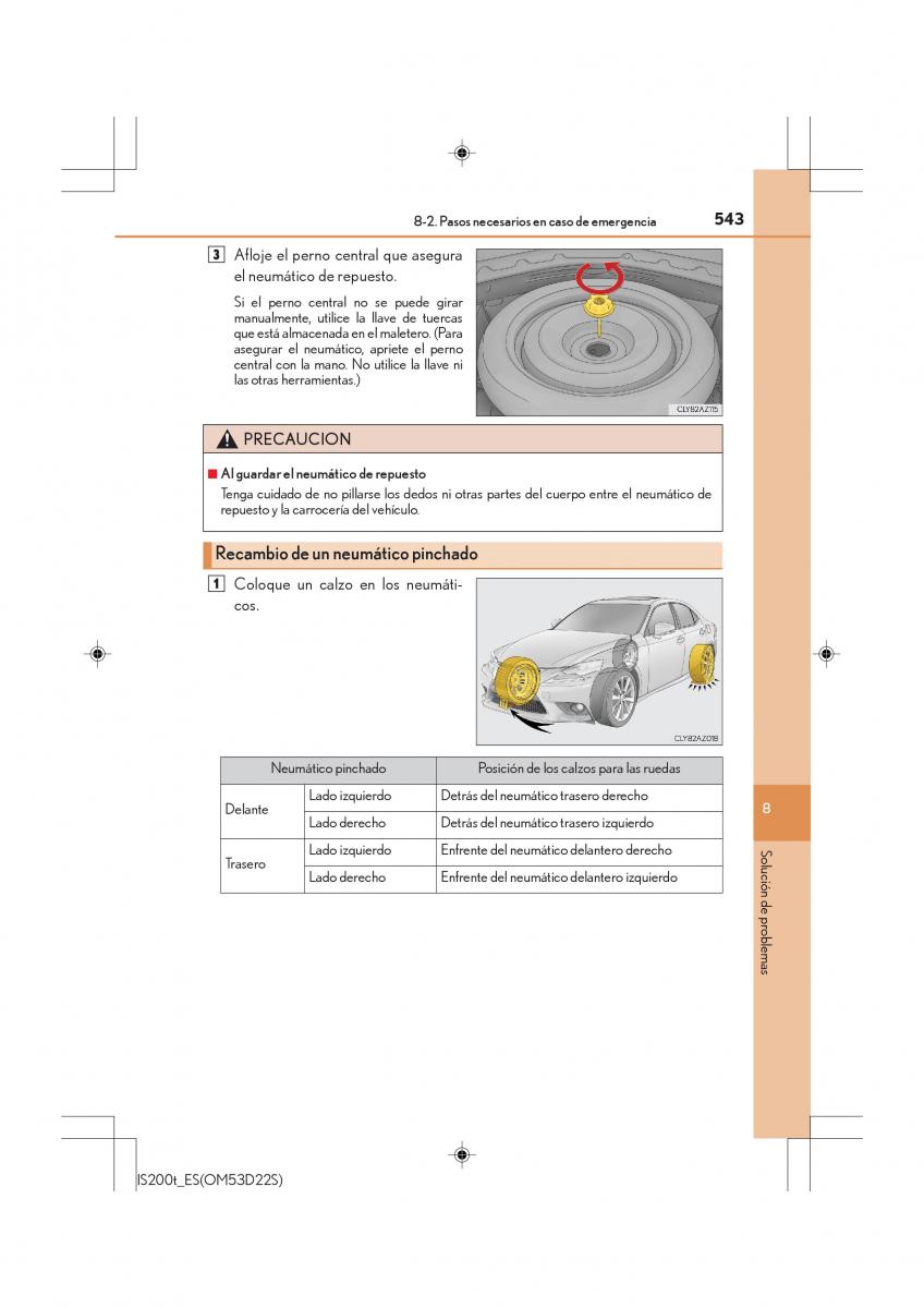 Lexus IS200t III 3 manual del propietario / page 543