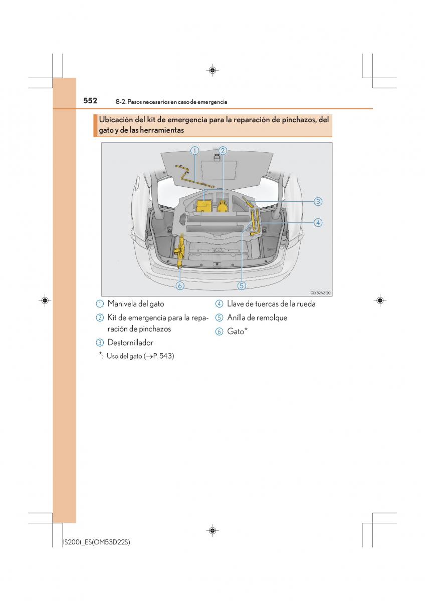 Lexus IS200t III 3 manual del propietario / page 552