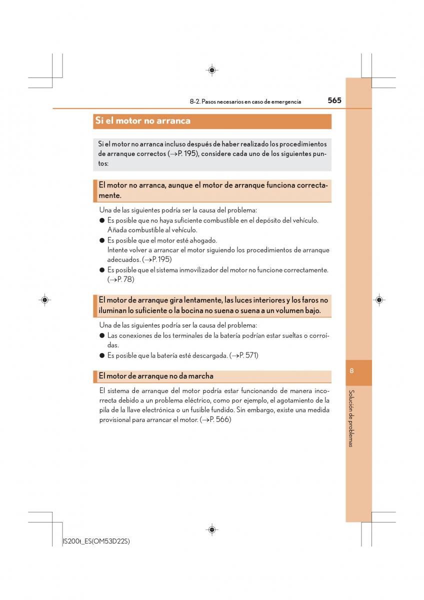 Lexus IS200t III 3 manual del propietario / page 565