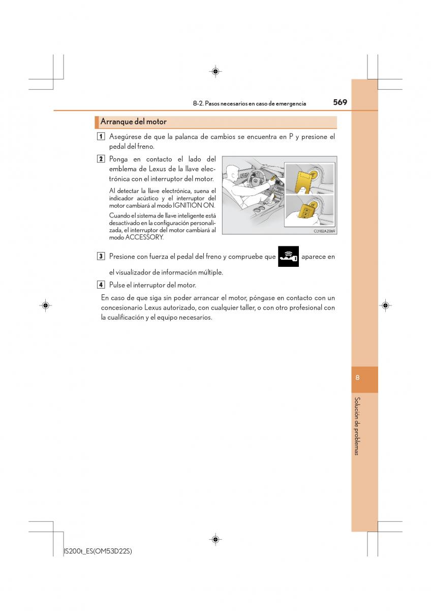 Lexus IS200t III 3 manual del propietario / page 569