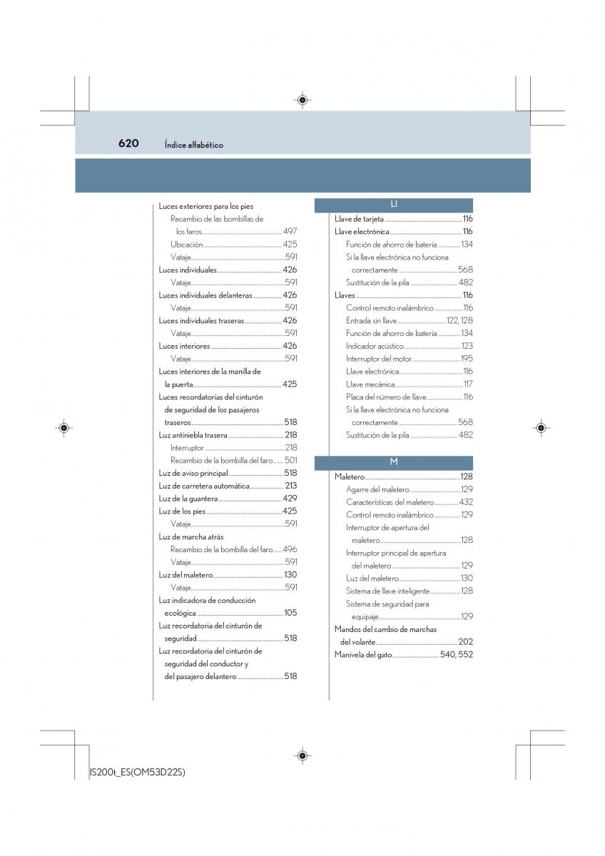 Lexus IS200t III 3 manual del propietario / page 620
