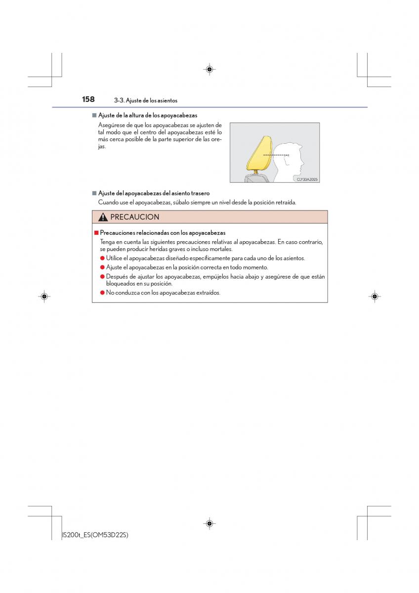 Lexus IS200t III 3 manual del propietario / page 158