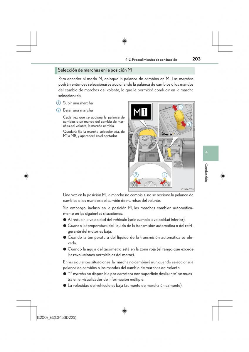 Lexus IS200t III 3 manual del propietario / page 203