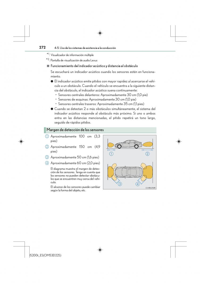 Lexus IS200t III 3 manual del propietario / page 272