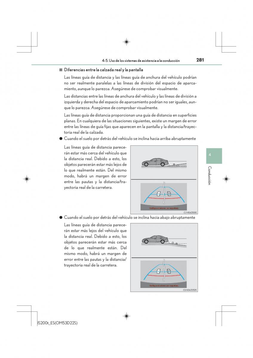 Lexus IS200t III 3 manual del propietario / page 281