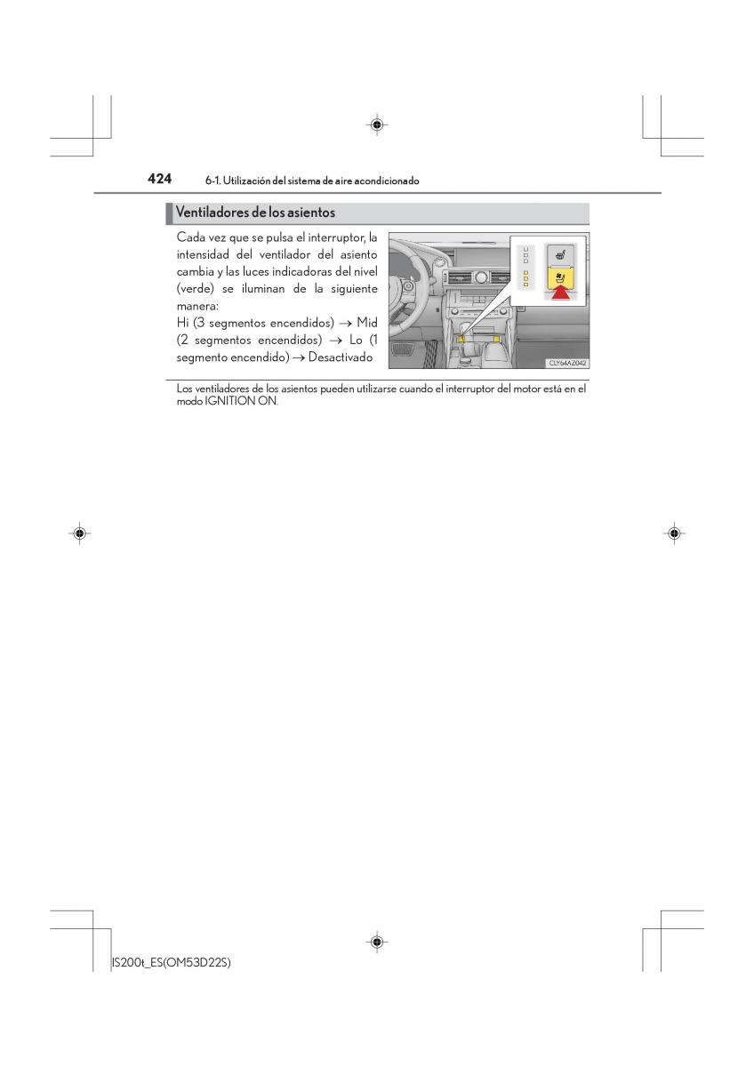 Lexus IS200t III 3 manual del propietario / page 424