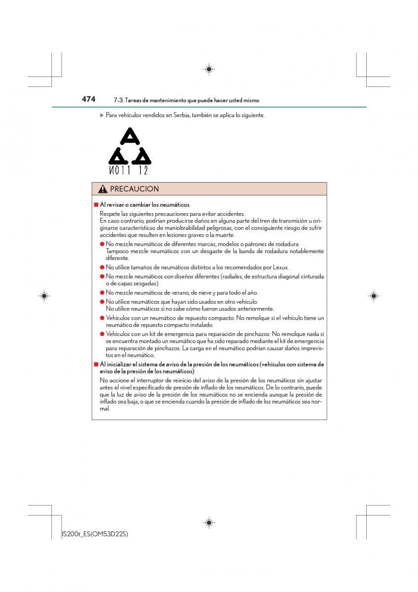 Lexus IS200t III 3 manual del propietario / page 474