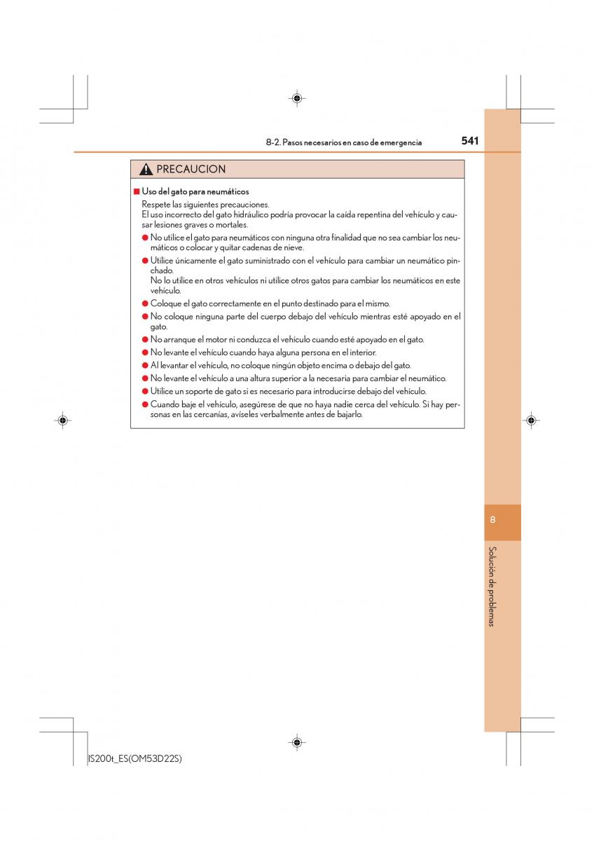 Lexus IS200t III 3 manual del propietario / page 541