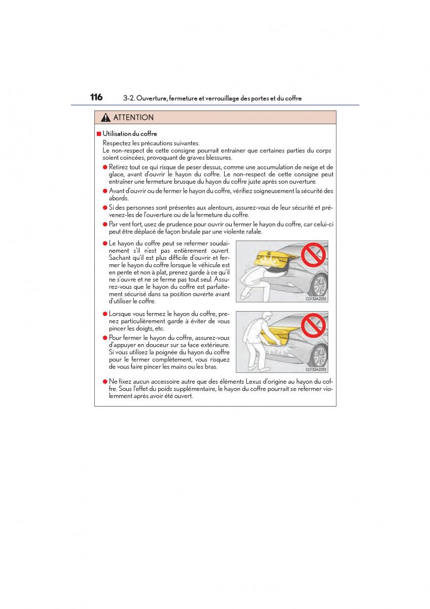 Lexus IS200t III 3 manuel du proprietaire / page 118