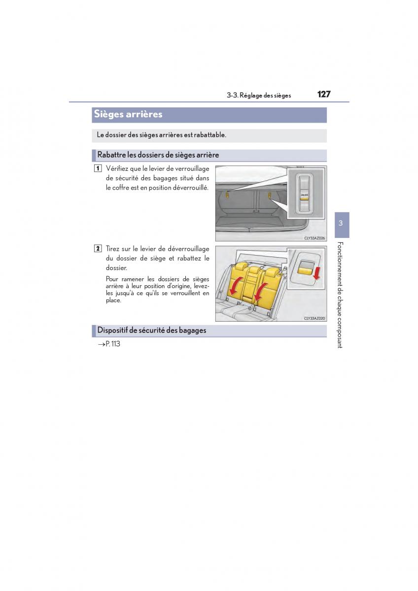 Lexus IS200t III 3 manuel du proprietaire / page 129