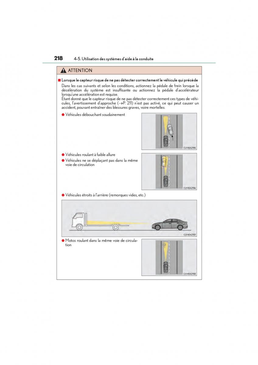 Lexus IS200t III 3 manuel du proprietaire / page 220