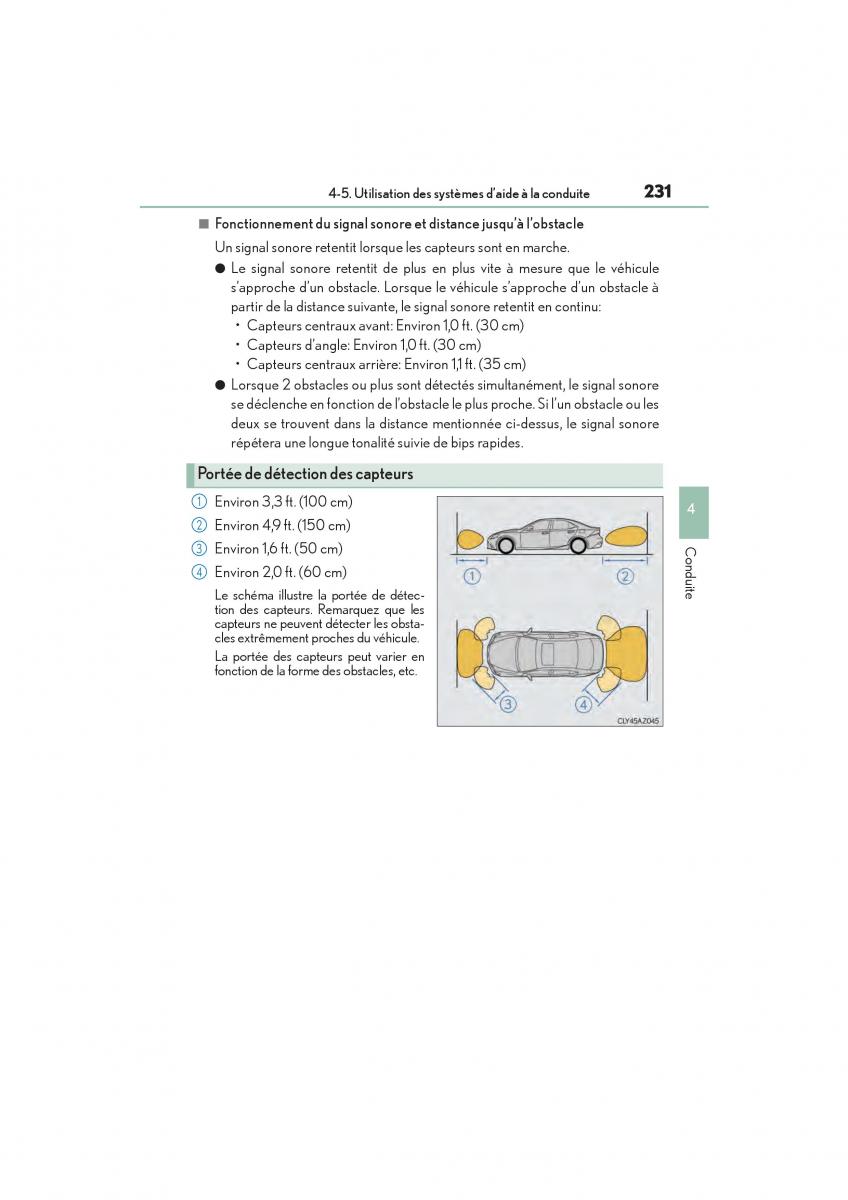 Lexus IS200t III 3 manuel du proprietaire / page 233