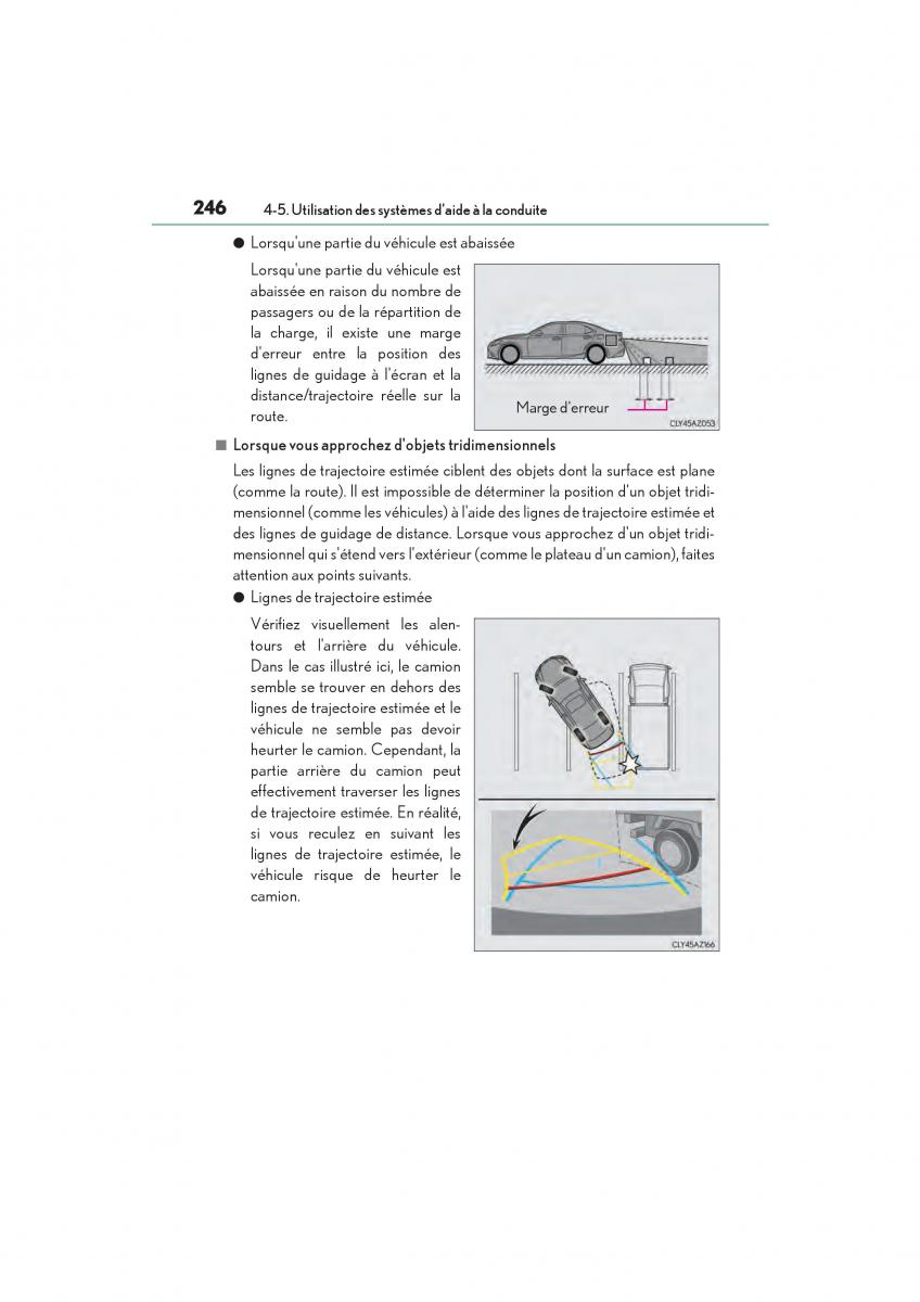 Lexus IS200t III 3 manuel du proprietaire / page 248