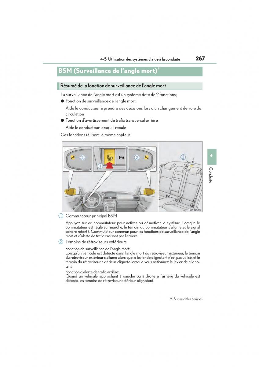 Lexus IS200t III 3 manuel du proprietaire / page 269