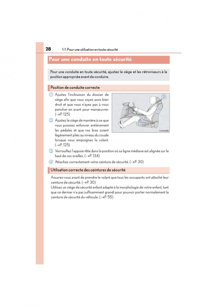 Lexus IS200t III 3 manuel du proprietaire / page 30