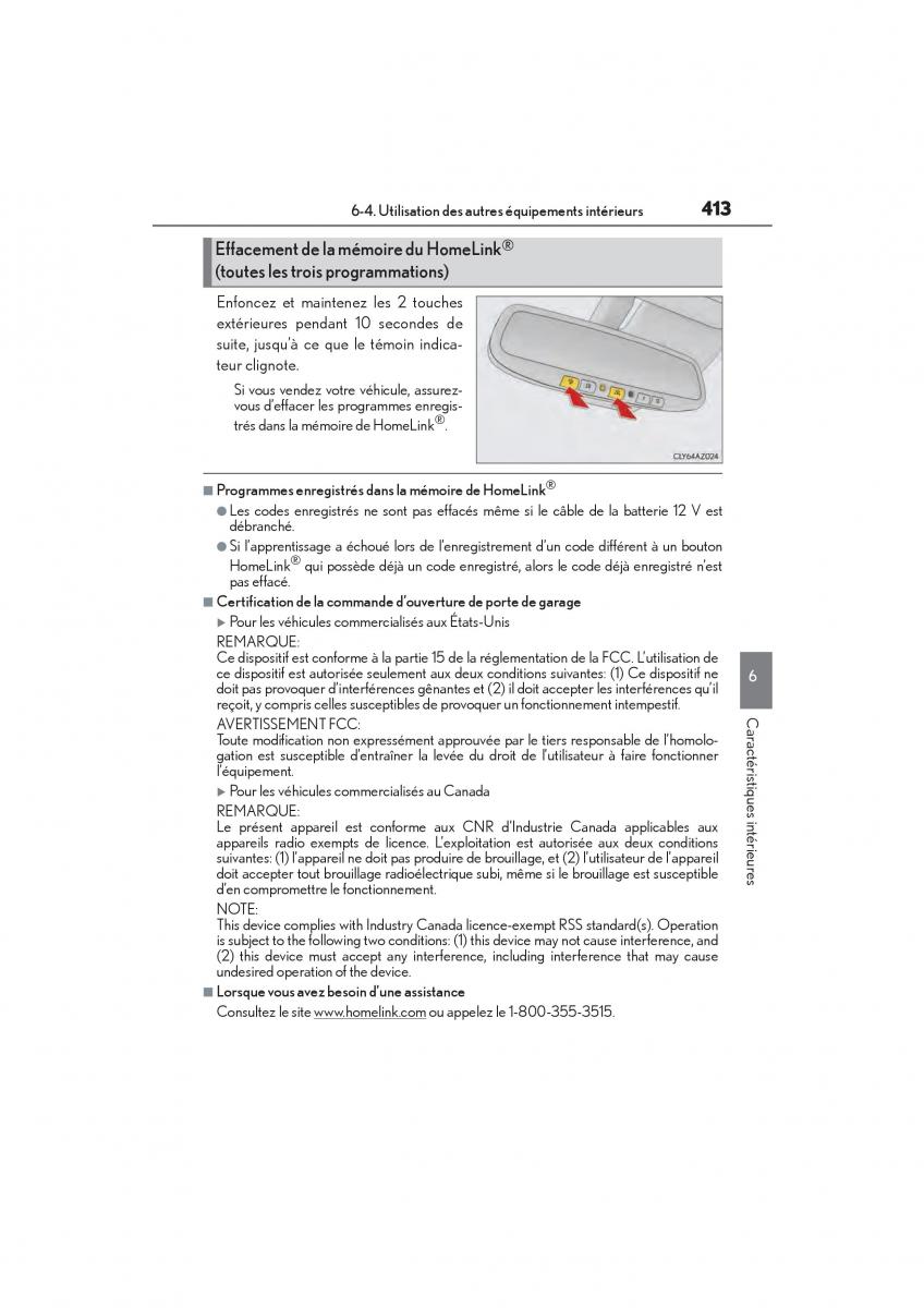 Lexus IS200t III 3 manuel du proprietaire / page 415