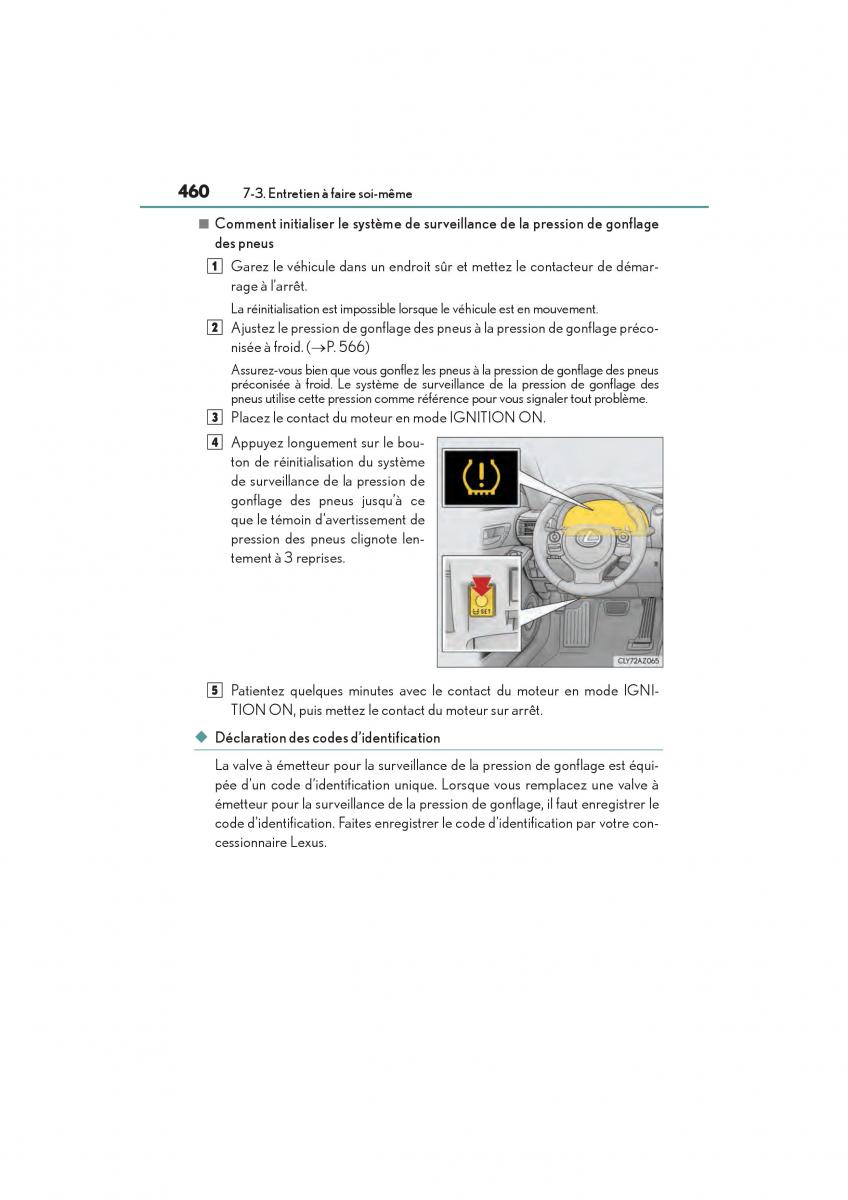 Lexus IS200t III 3 manuel du proprietaire / page 462