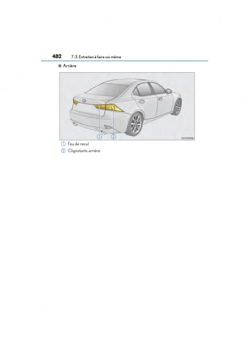 Lexus IS200t III 3 manuel du proprietaire / page 484