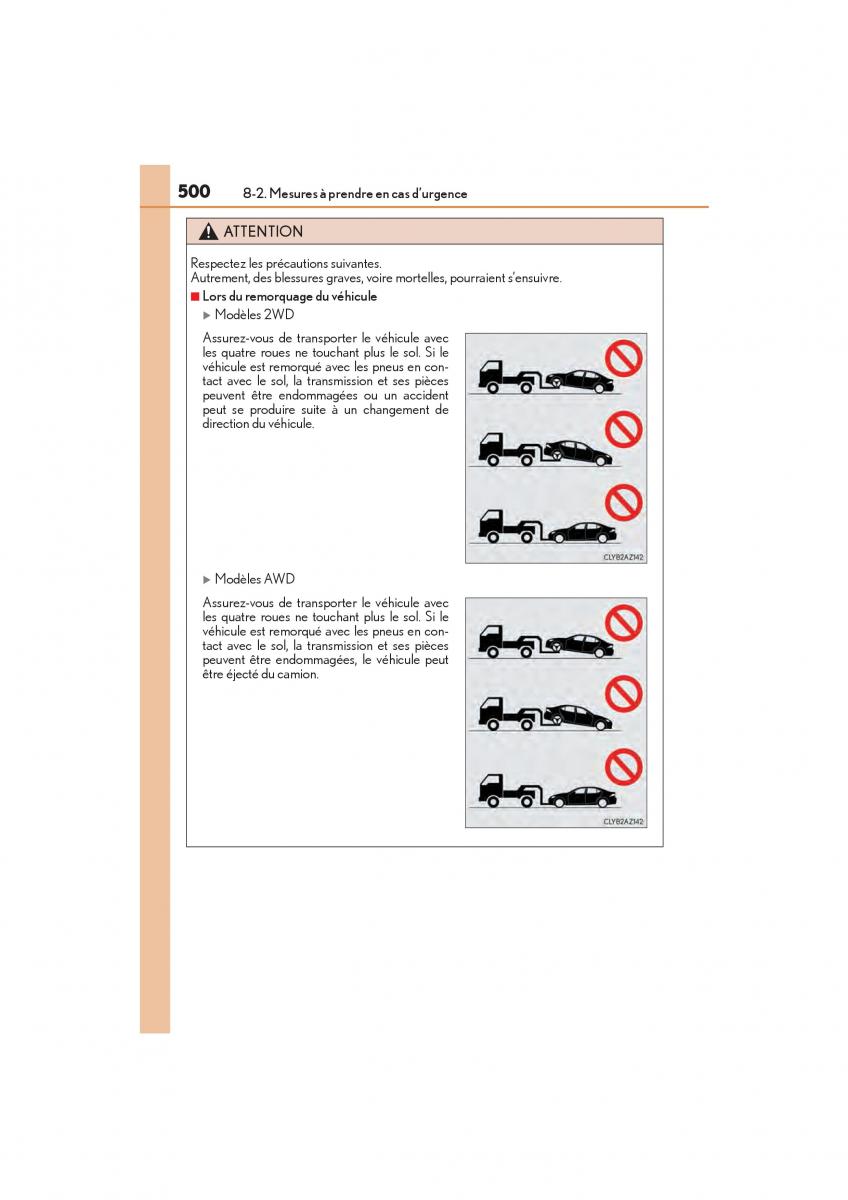 Lexus IS200t III 3 manuel du proprietaire / page 502