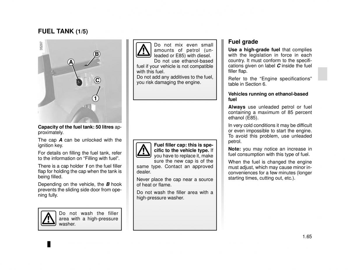 manual  Dacia Dokker owners manual / page 71