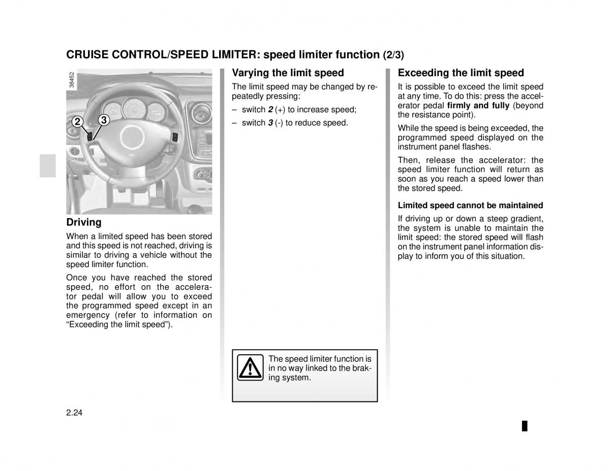 Dacia Dokker owners manual / page 100