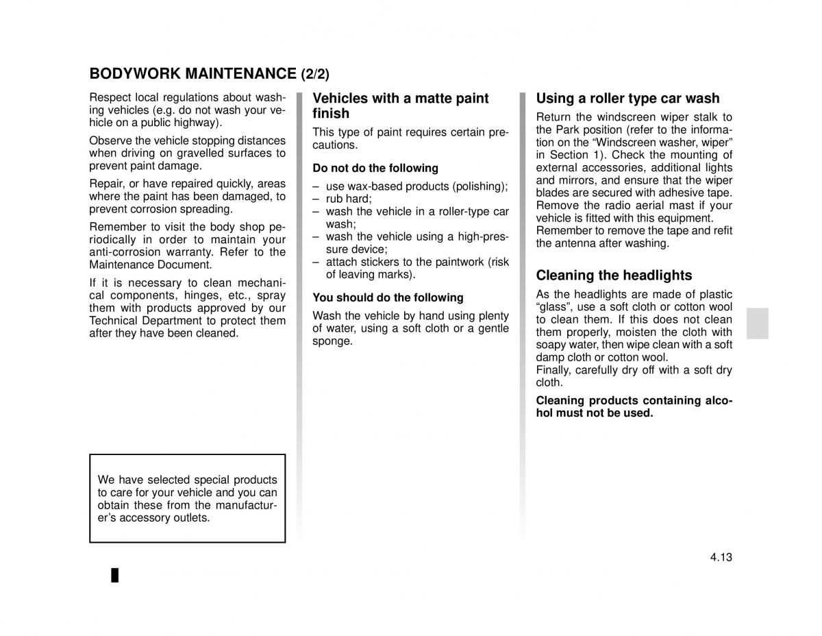 Dacia Dokker owners manual / page 147