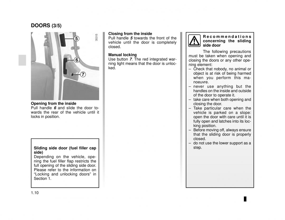 manual  Dacia Dokker owners manual / page 16