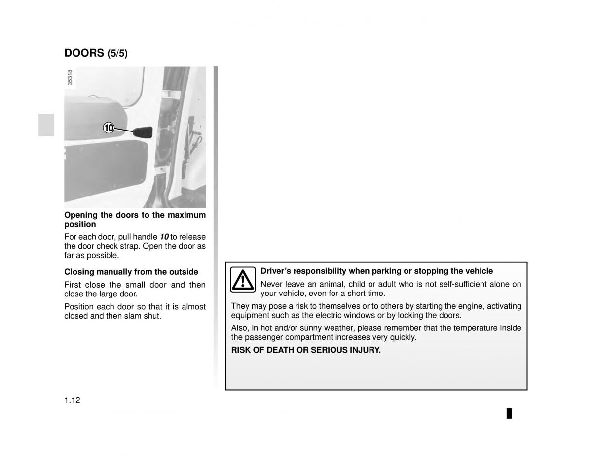 manual  Dacia Dokker owners manual / page 18