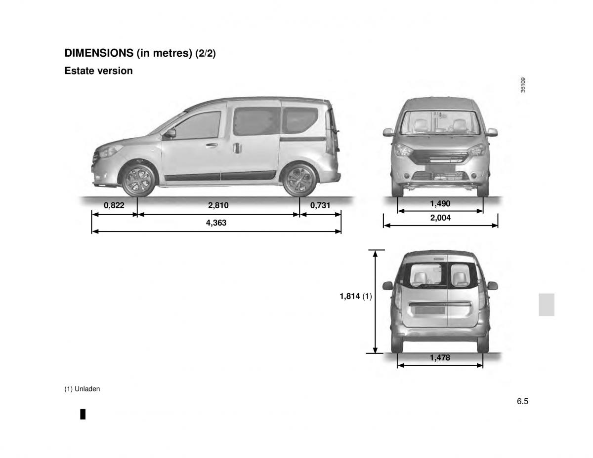 manual  Dacia Dokker owners manual / page 195