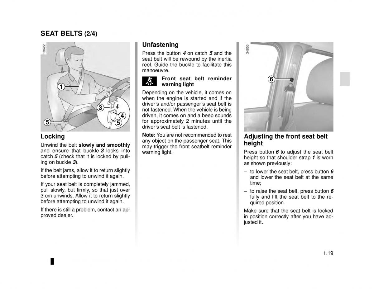 manual  Dacia Dokker owners manual / page 25