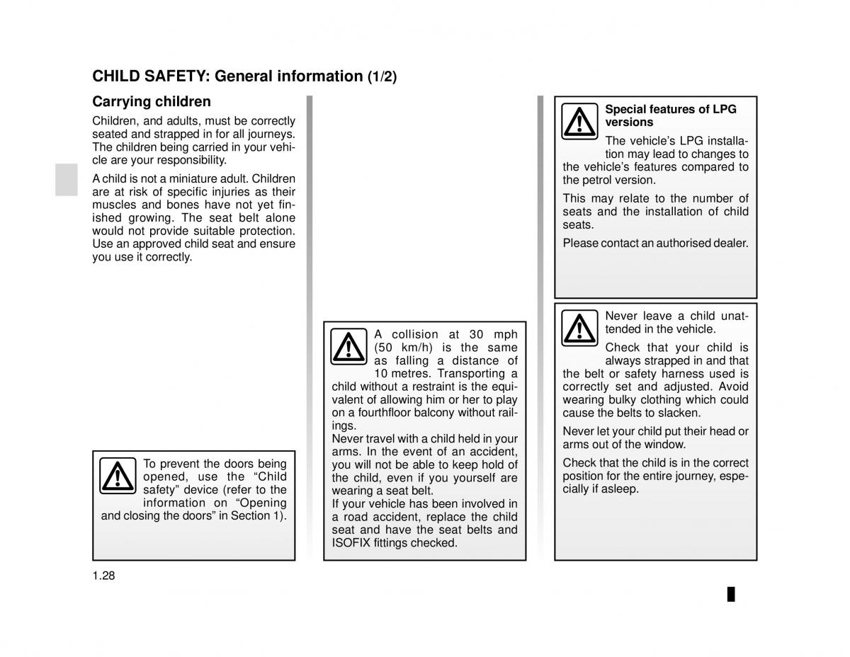 Dacia Dokker owners manual / page 34