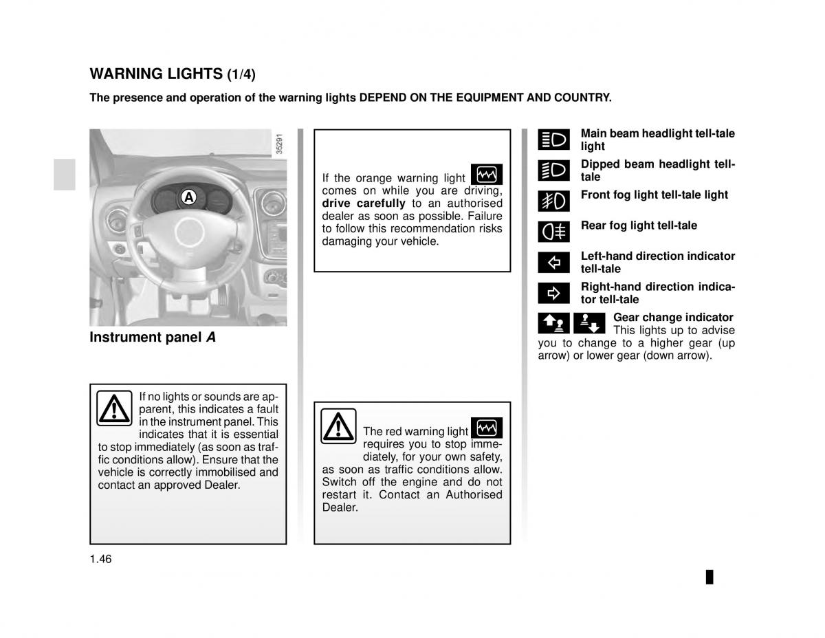 Dacia Dokker owners manual / page 52