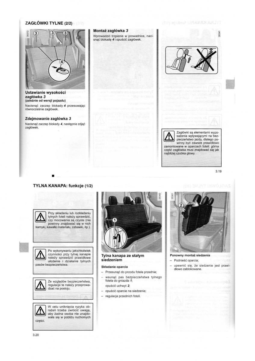 Dacia Dokker instrukcja obslugi / page 61