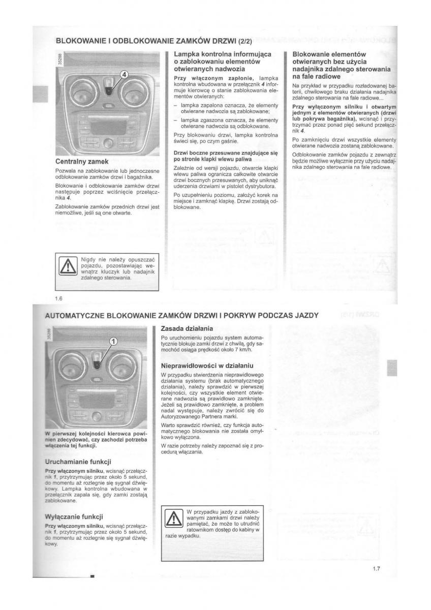 Dacia Dokker instrukcja obslugi / page 32