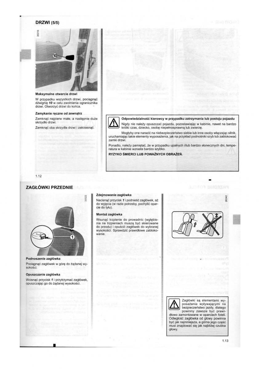 Dacia Dokker instrukcja obslugi / page 35