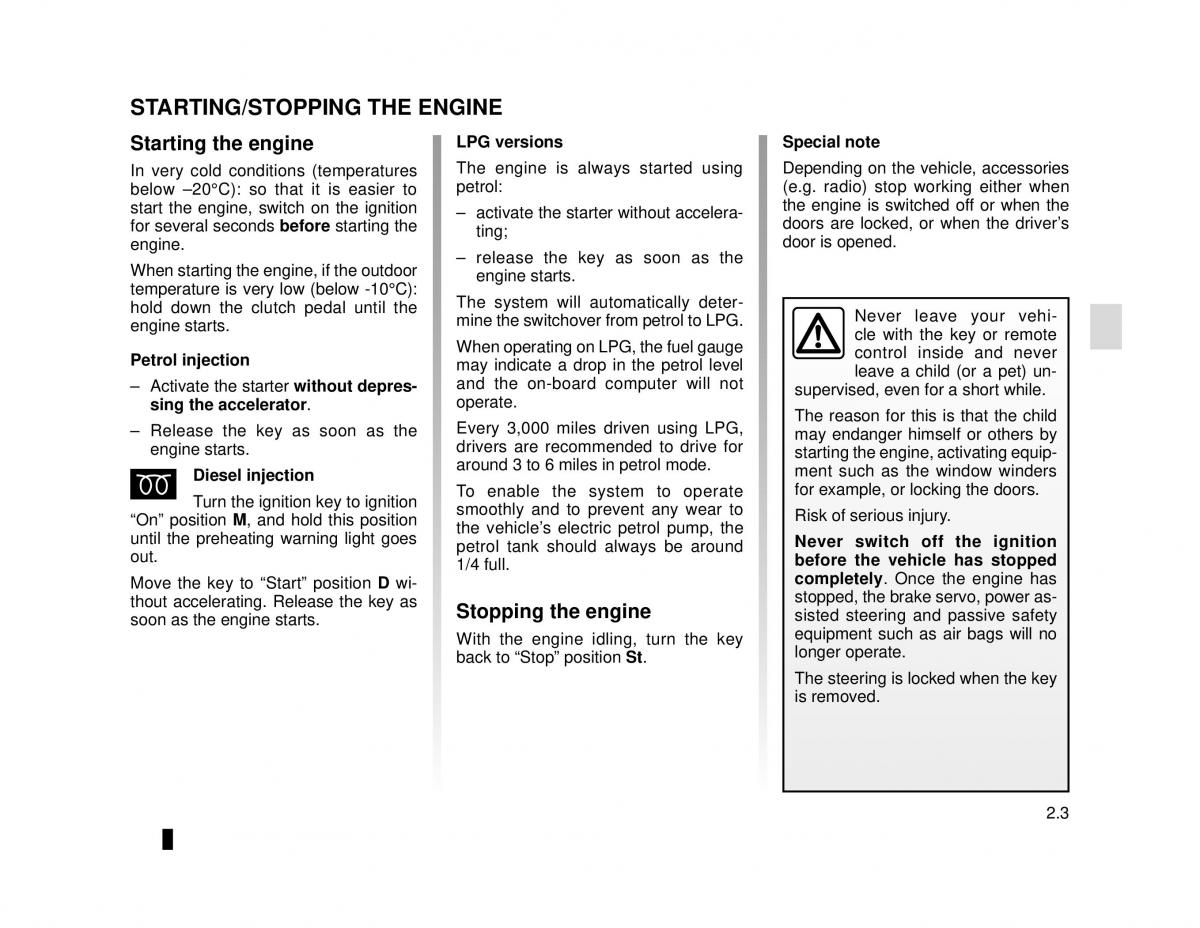 manual  Dacia Lodgy owners manual / page 73