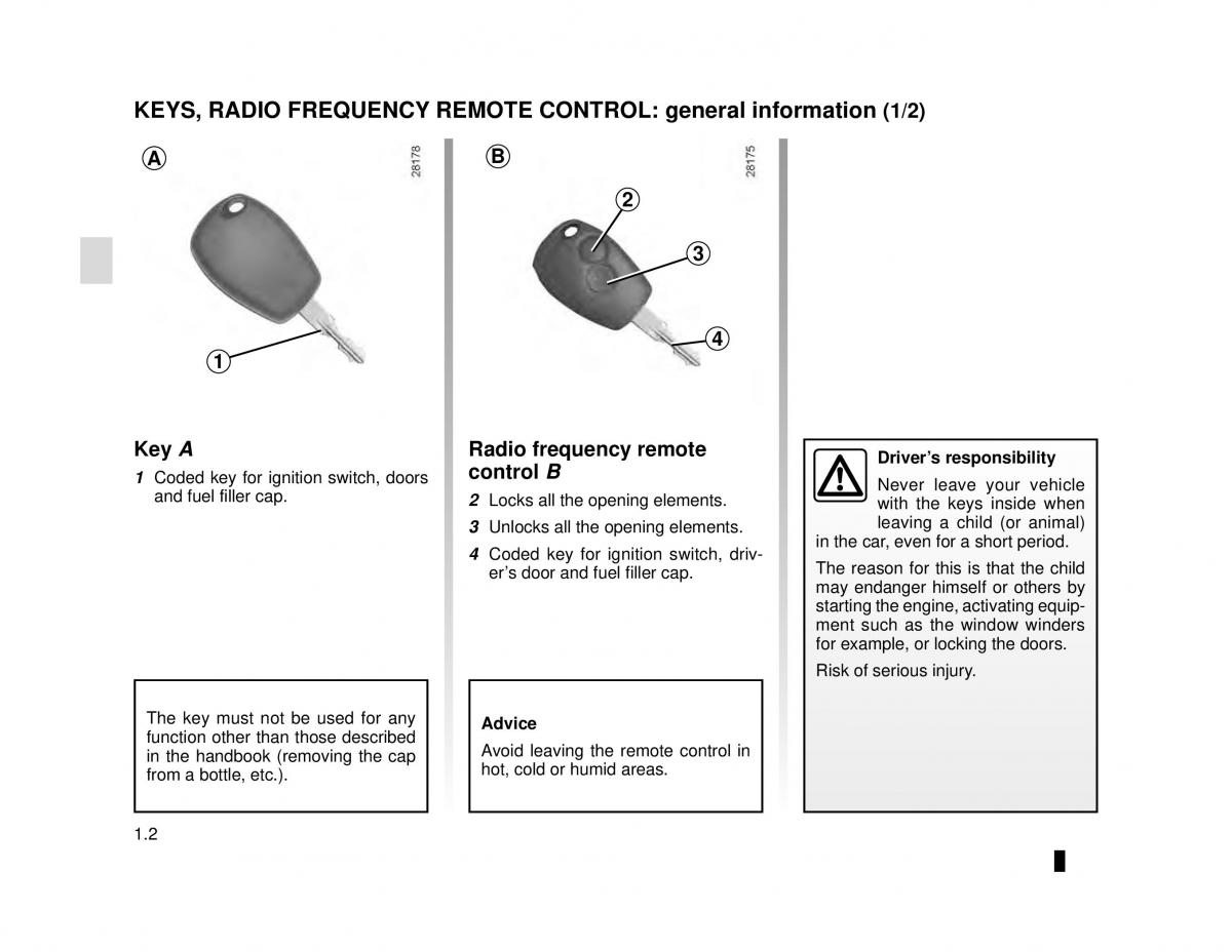 Dacia Lodgy owners manual / page 8