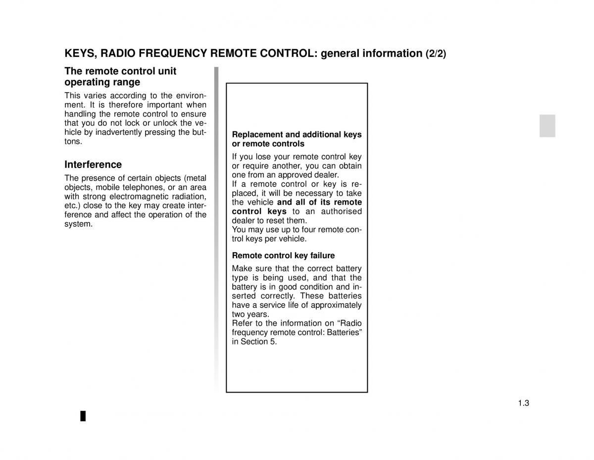 Dacia Lodgy owners manual / page 9