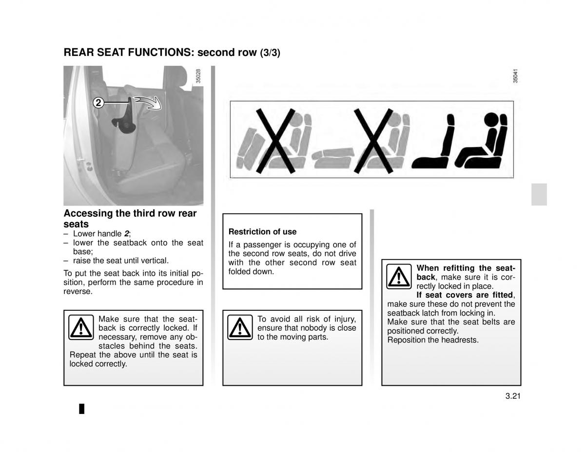 manual  Dacia Lodgy owners manual / page 123