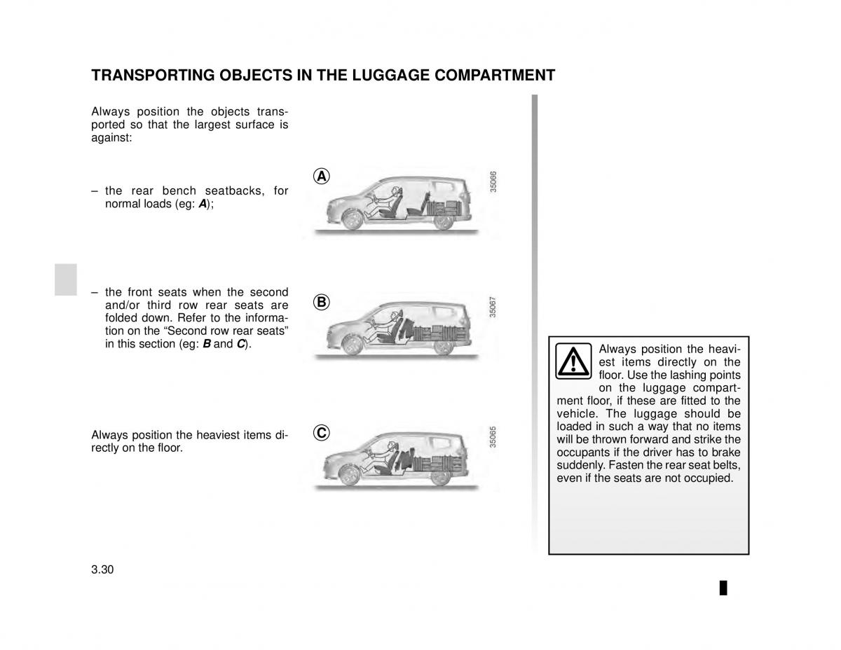 manual  Dacia Lodgy owners manual / page 132