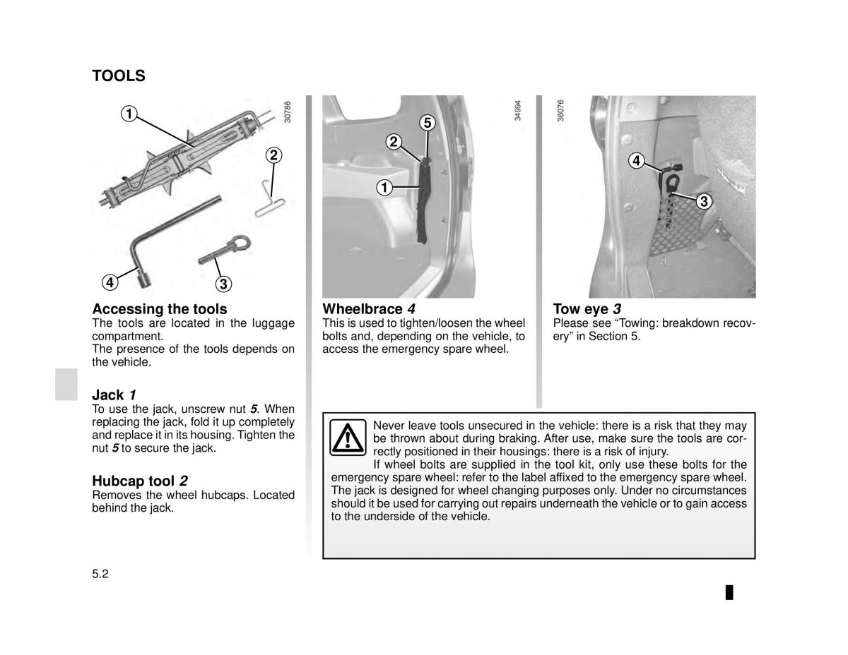 manual  Dacia Lodgy owners manual / page 154