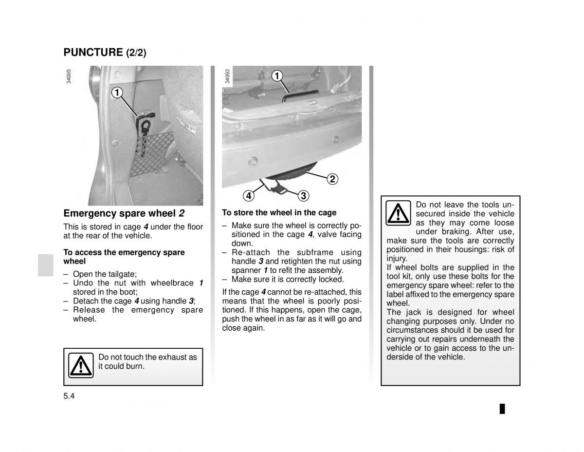 Dacia Lodgy owners manual / page 156