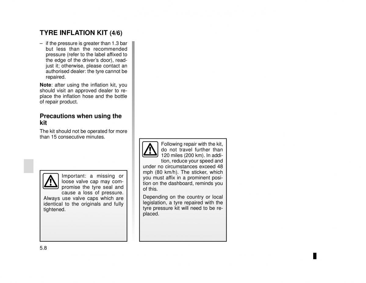 manual  Dacia Lodgy owners manual / page 160