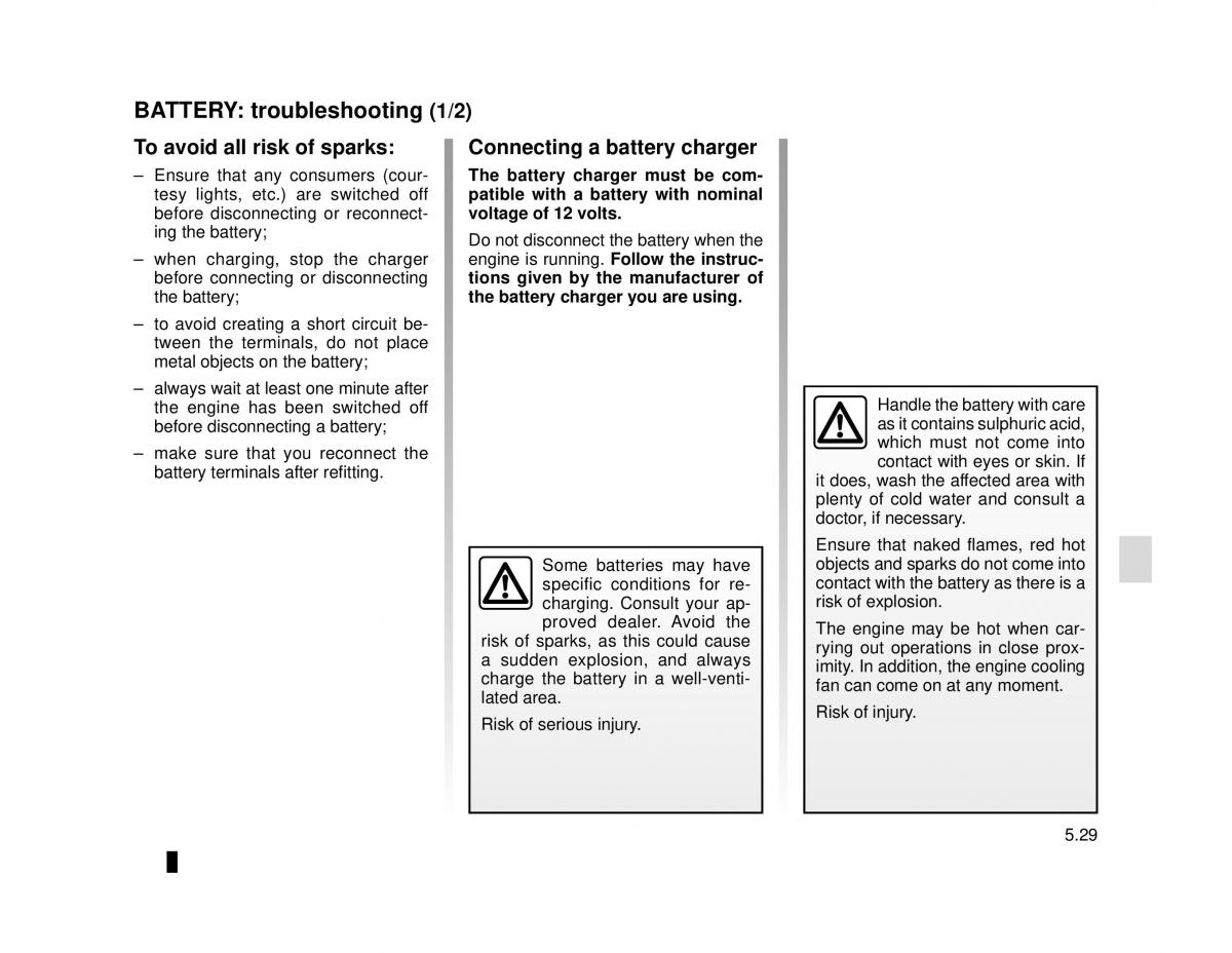 manual  Dacia Lodgy owners manual / page 181