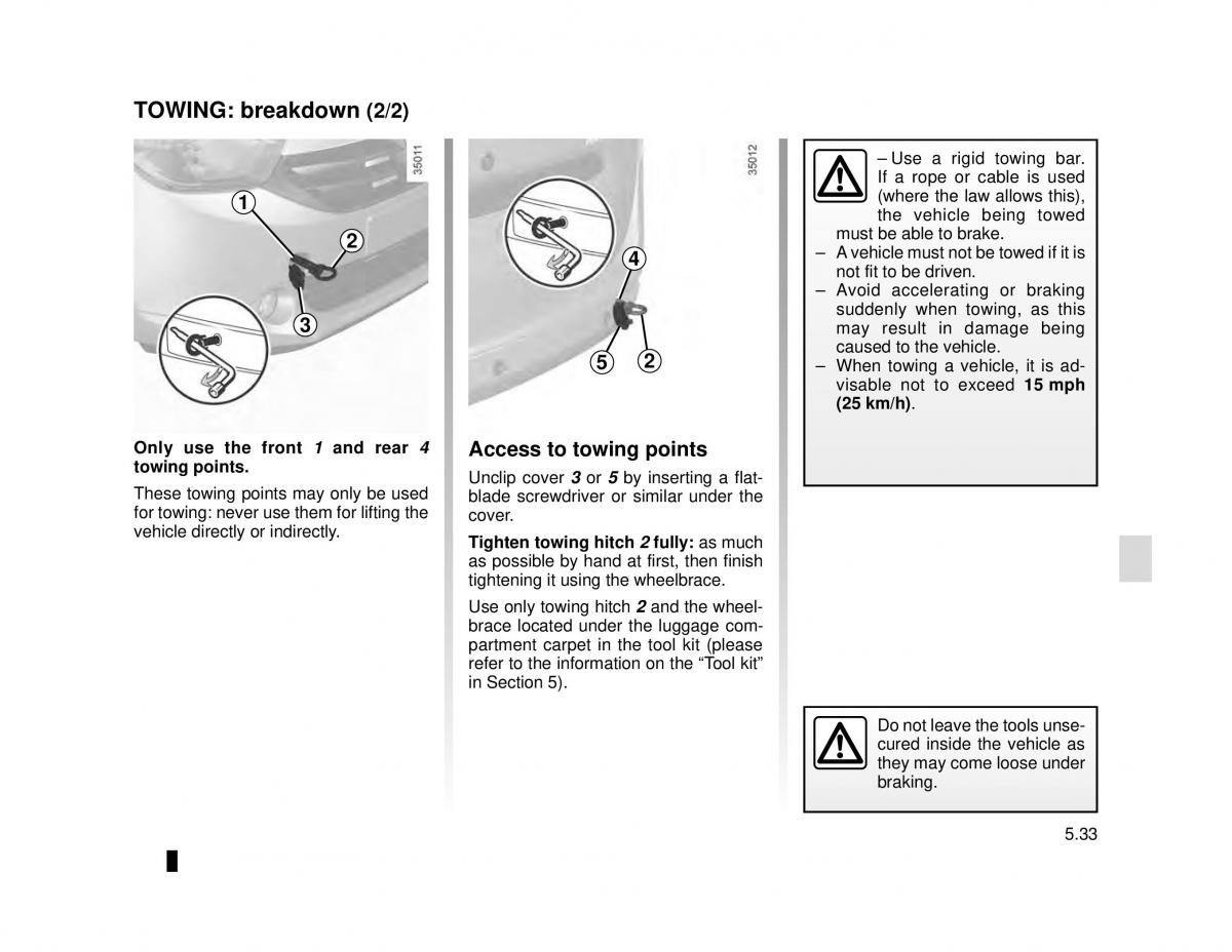 manual  Dacia Lodgy owners manual / page 185