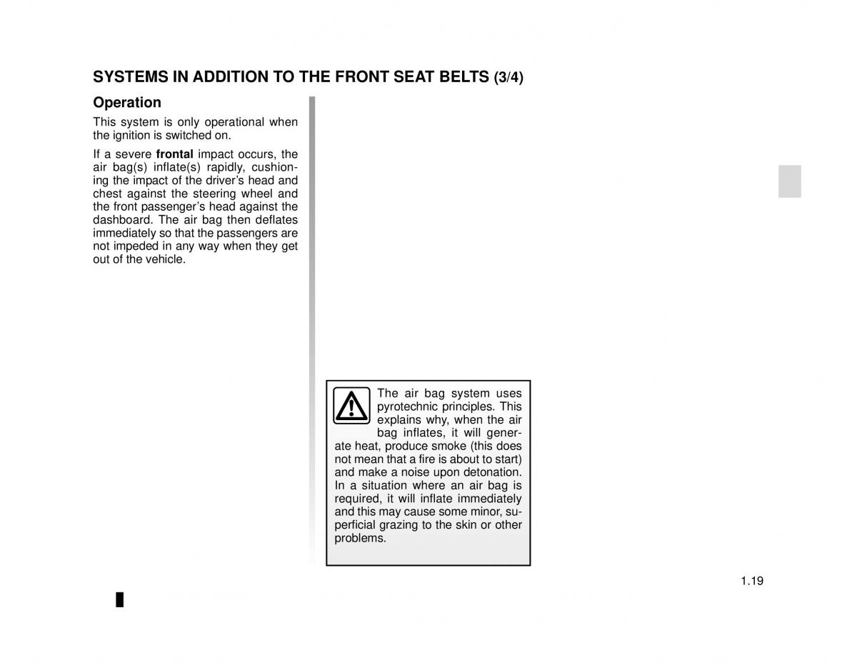 Dacia Lodgy owners manual / page 25